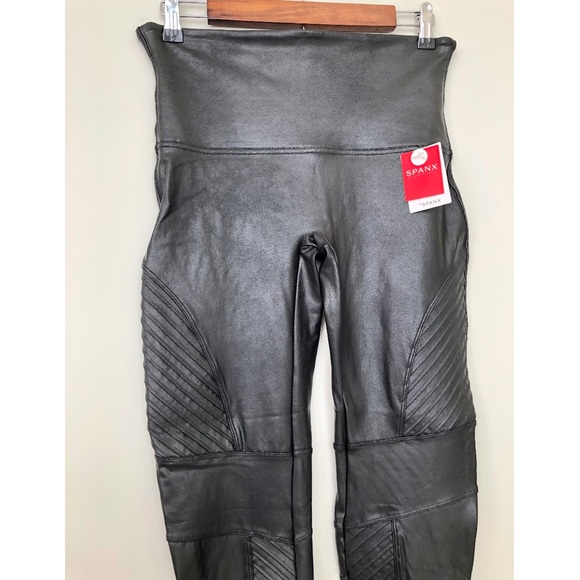 SOLD - NWT Revolve x SPANX Moto Faux Leather (XLP) - Picture 8 of 11